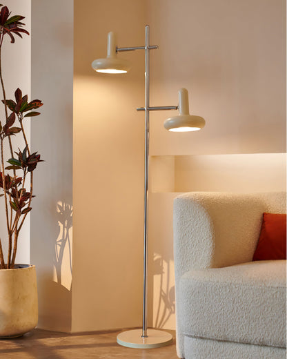 Lampadaire Double Orientable Style Bauhaus