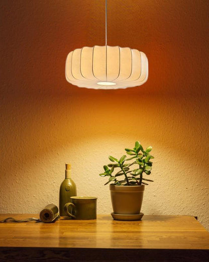 Elegant Silk Pendant Light