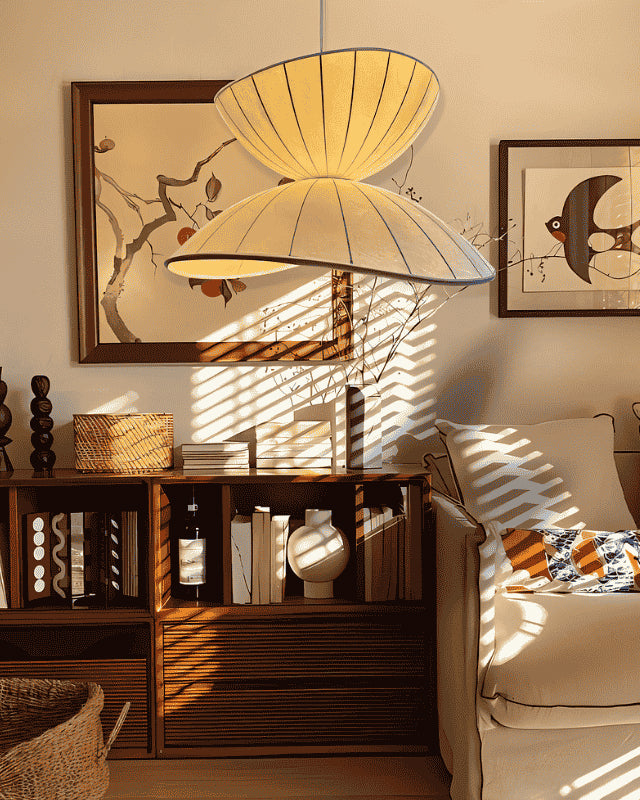 Suspension – Japandi Elegance in Silk