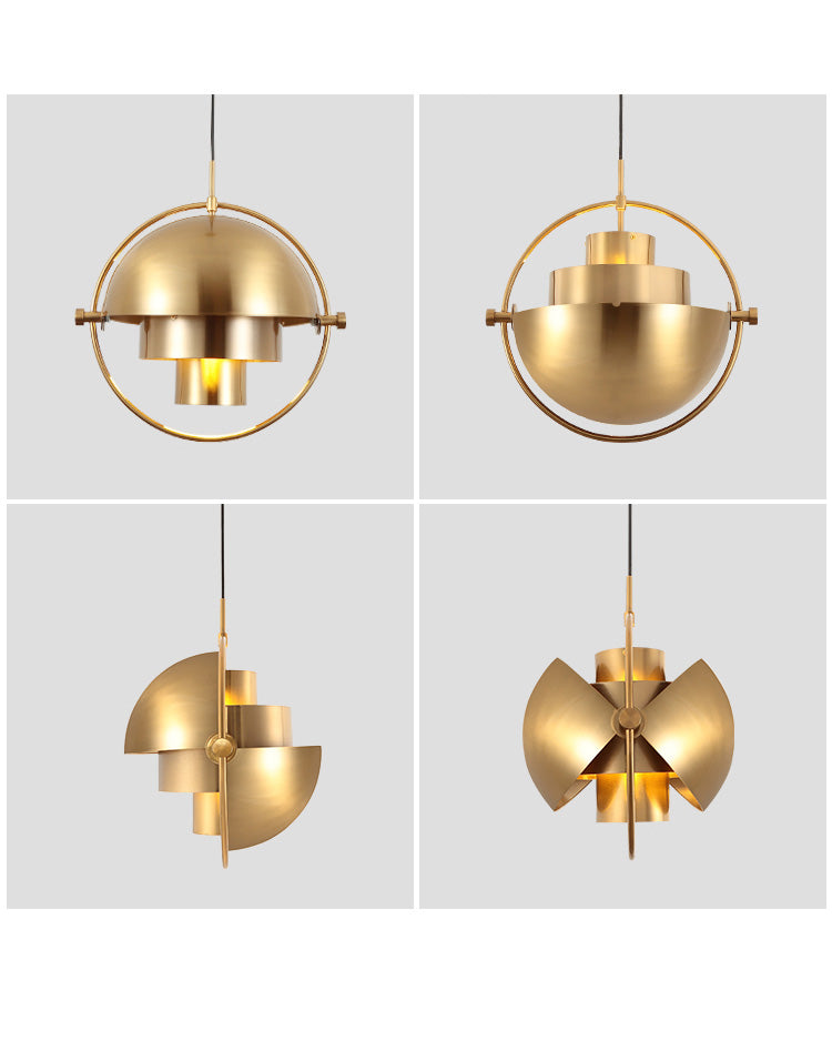 Suspension - Metallic Horizon Globe