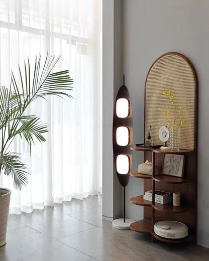 Eclipse Wood Floor Lamp