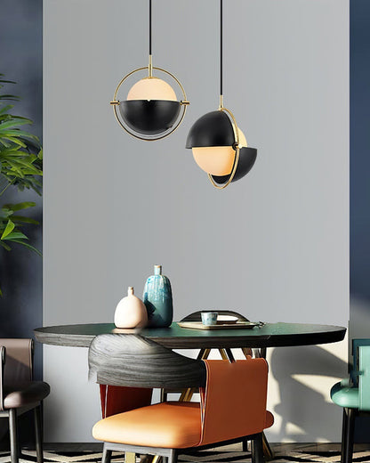 Adjustable Glass Globe Elegance Pendant Light