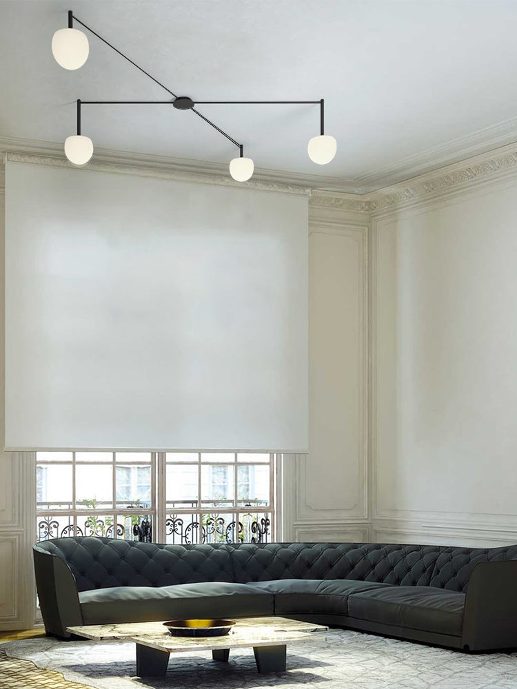 Frosted Glass Globe Ceiling Light