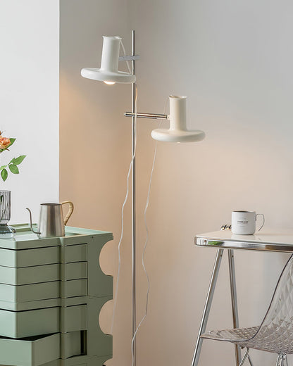Lampadaire Double Orientable Style Bauhaus