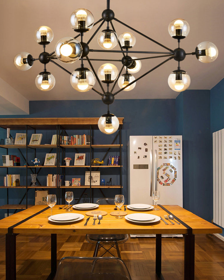 Spherical Chandelier - Sputnik Shine