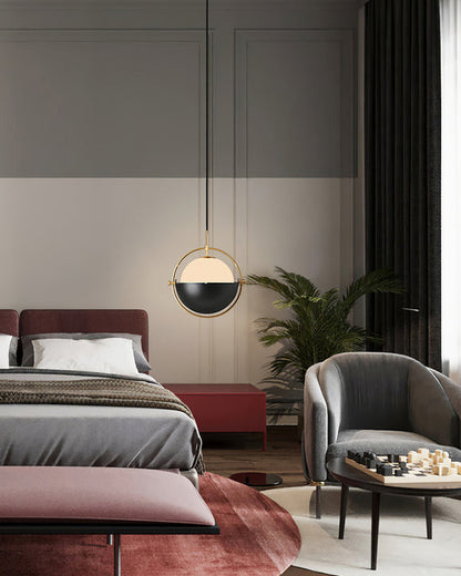 Adjustable Glass Globe Elegance Pendant Light