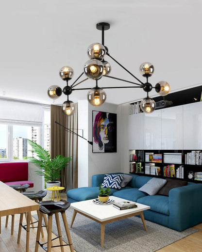Spherical Chandelier - Sputnik Shine