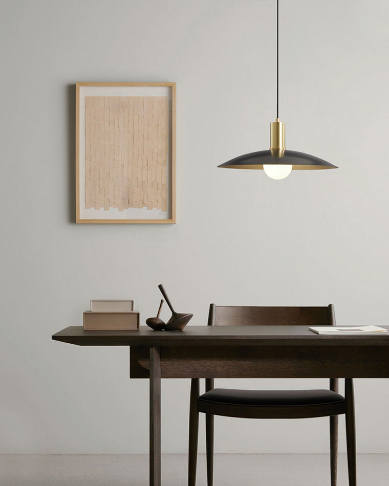 Brass Conical Kitchen Pendant Light