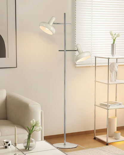Lampadaire Double Orientable Style Bauhaus