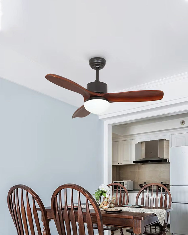 AeroLuna fan with round shade