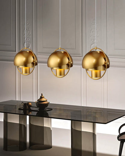 Suspension - Metallic Horizon Globe