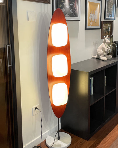 Eclipse Wood Floor Lamp
