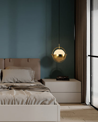 Adjustable Glass Globe Elegance Pendant Light
