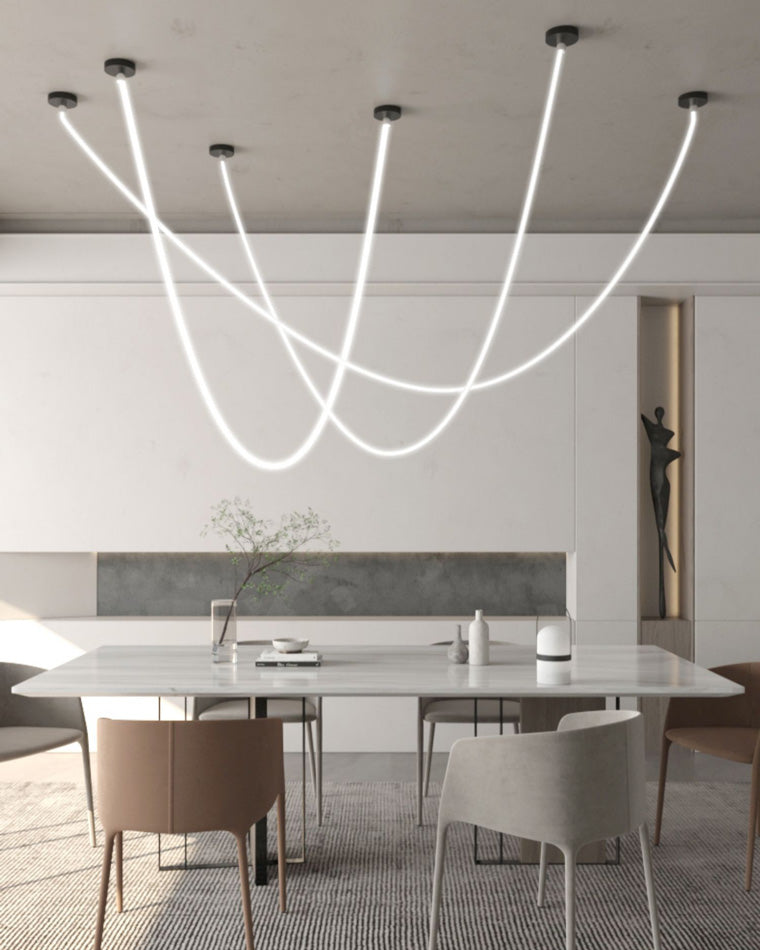 LED Rope Chandelier