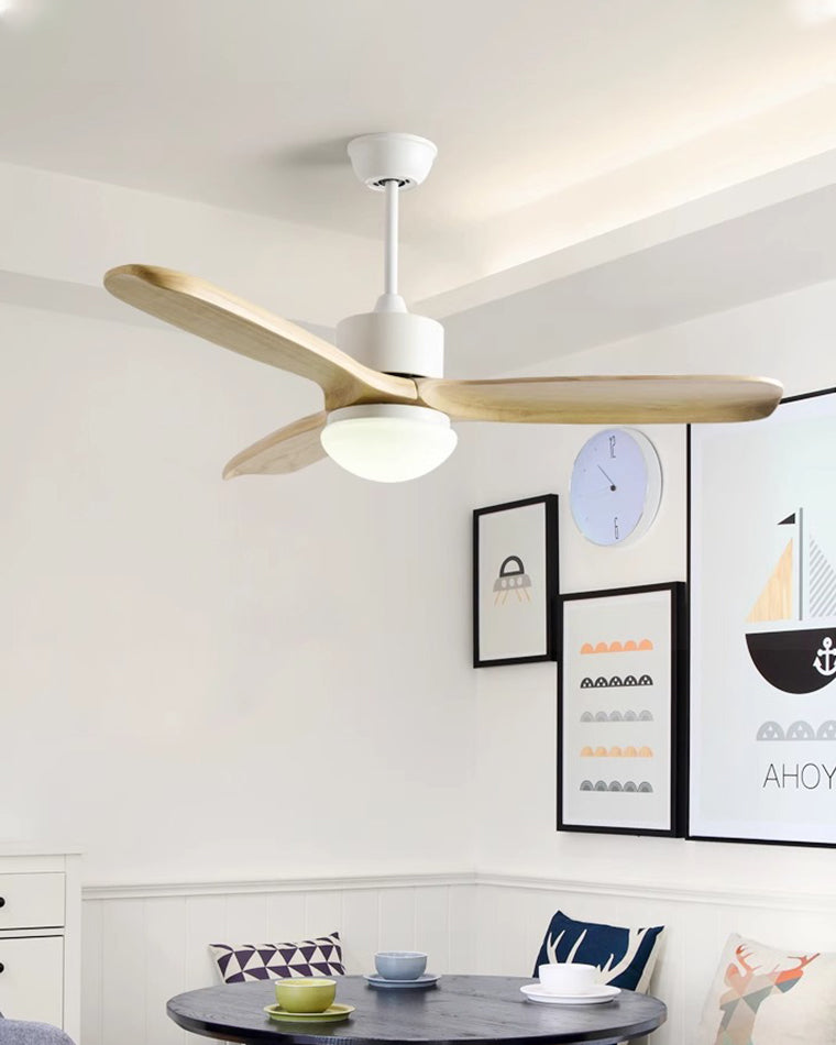 AeroLuna fan with round shade