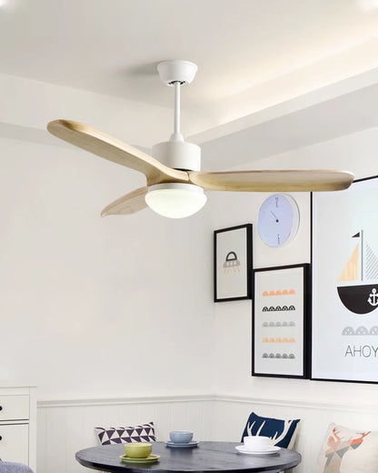 AeroLuna fan with round shade