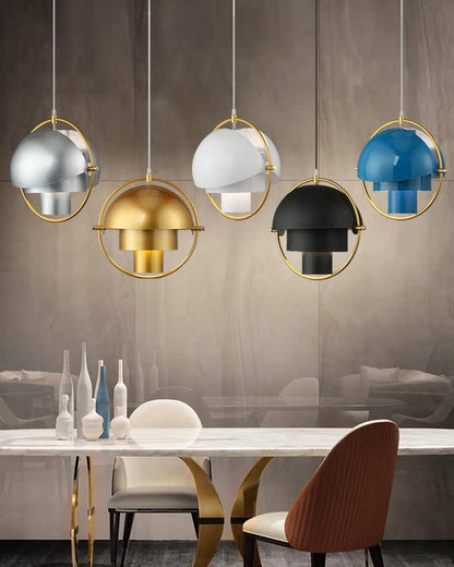 Suspension - Metallic Horizon Globe