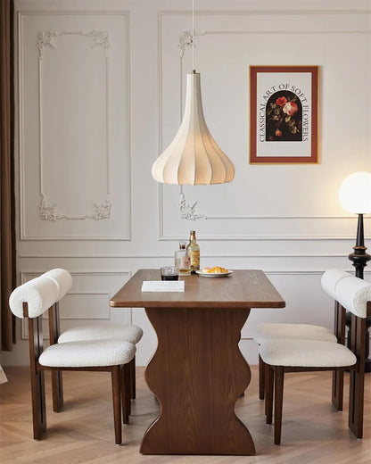 Suspension – Conical Elegance in Silk