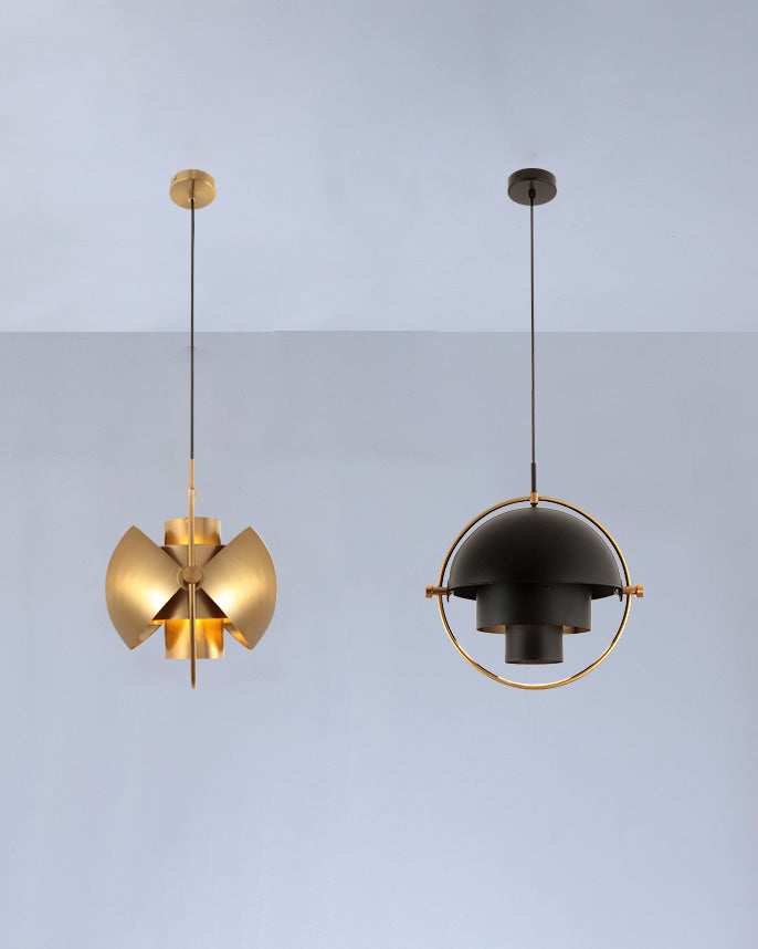Suspension - Metallic Horizon Globe