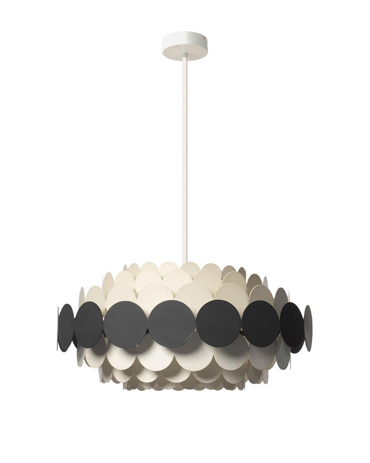 Scandinavian Scalloped Chandelier