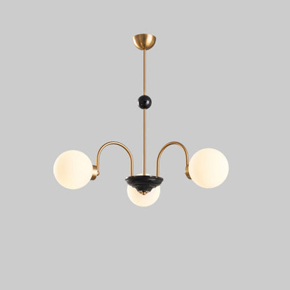 Opaline Orbit Chandelier