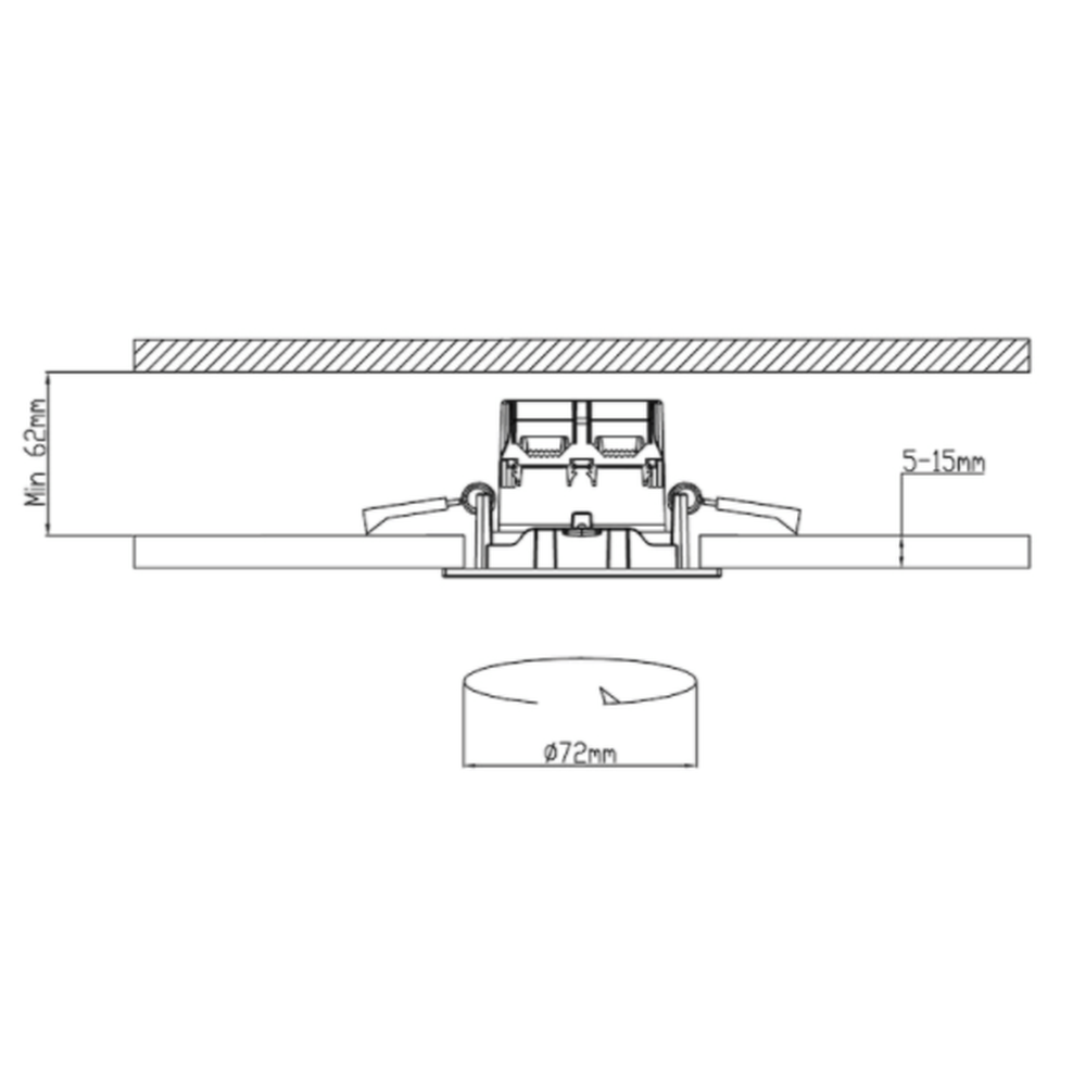 3 Spot Encastrable LED