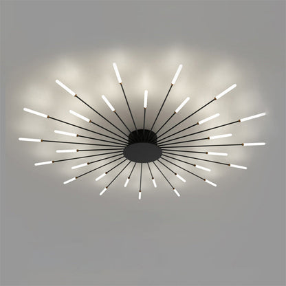 Recessed Ceiling Light with Glowing Star Effect
