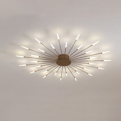 Recessed Ceiling Light with Glowing Star Effect