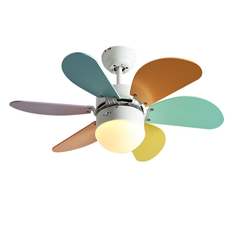 Rainbow Wooden Ceiling Fan