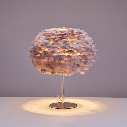 Table Lamp - Globe Feather