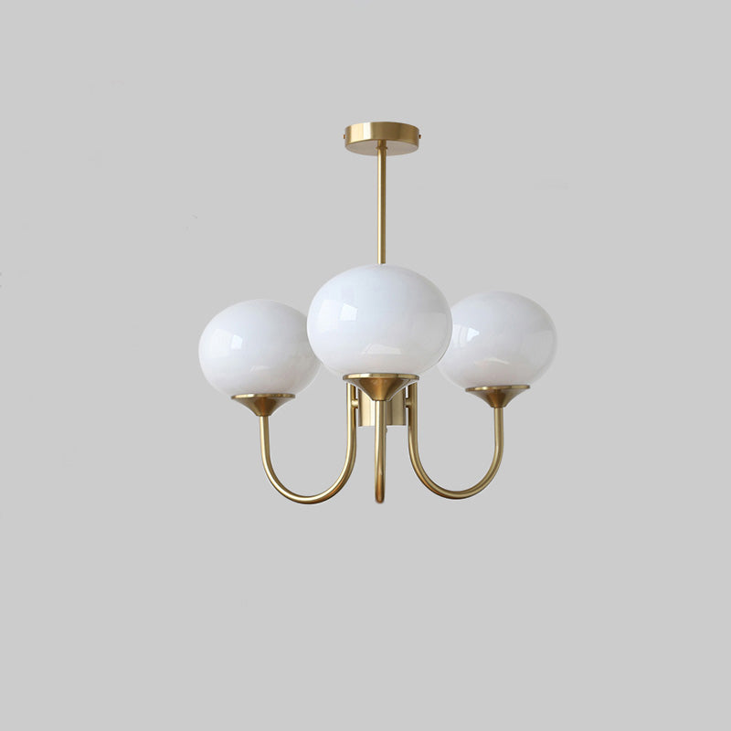 Pink Glass Bubble Chandelier - Glamour Rose