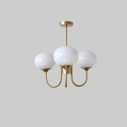 Pink Glass Bubble Chandelier - Glamour Rose