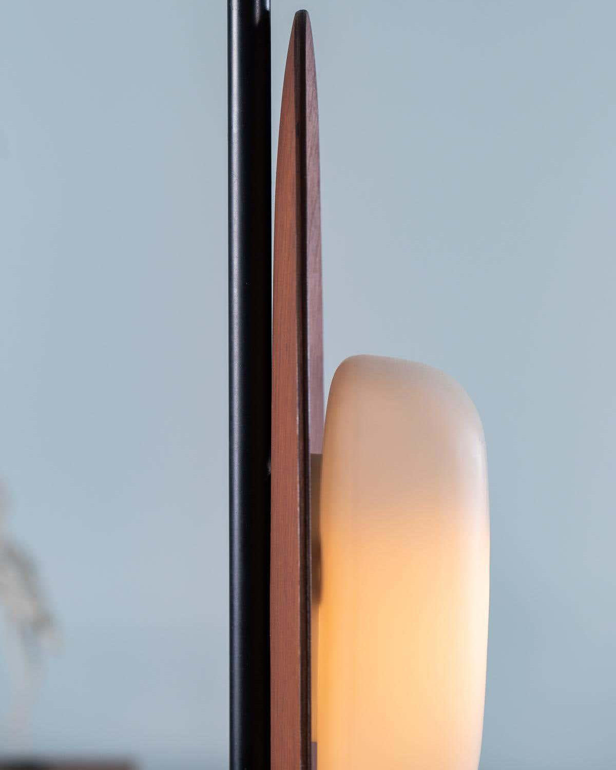 Eclipse Wood Floor Lamp