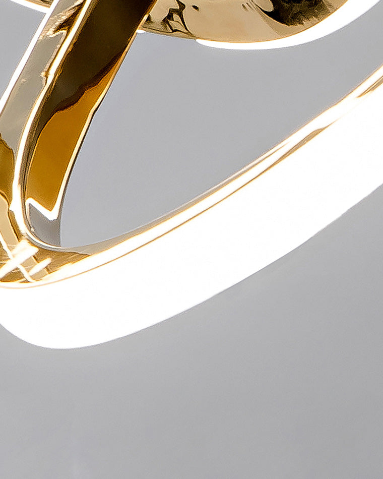 Golden Spira Chandelier