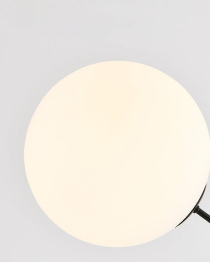 Glass Globe Cantilever Floor Lamp