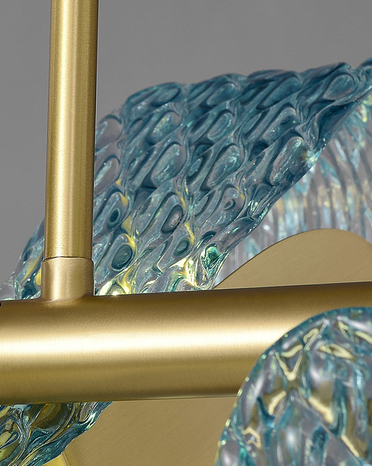 Peacock Artistic Glass Chandelier