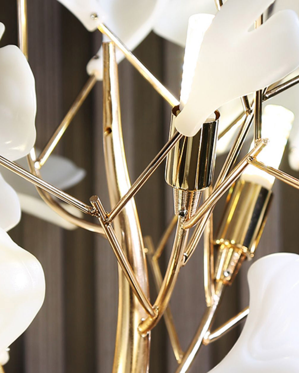 Lampadaire Arbre Ginkgo en Céramique
