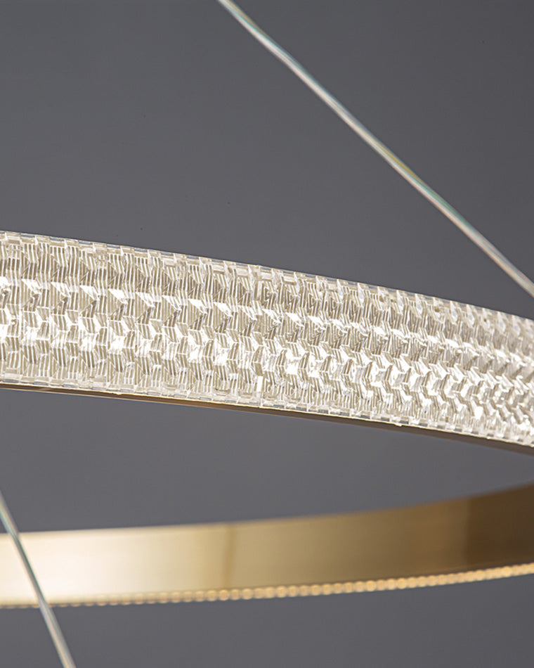 Orion Circular Brass Chandelier