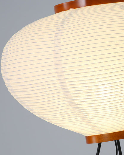 Lantern Fabric Tripod Floor Lamp