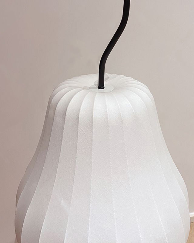 Silk Pear Lantern Floor Lamp