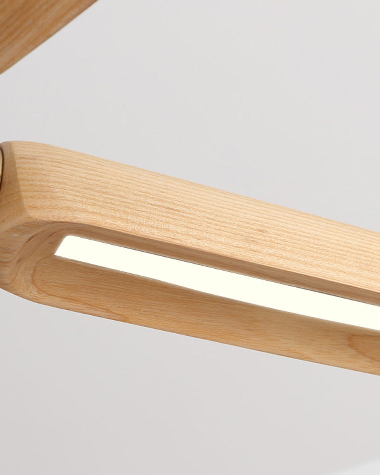 Luminis 3/5 Lights Wooden Chandelier