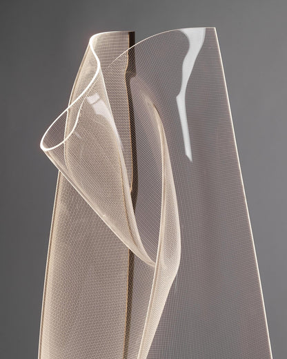 Sculptural Acrylic Floor Lamp