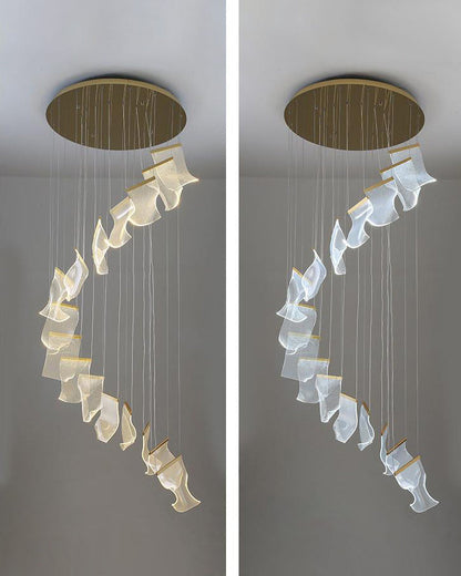 Brass Breeze Chandelier