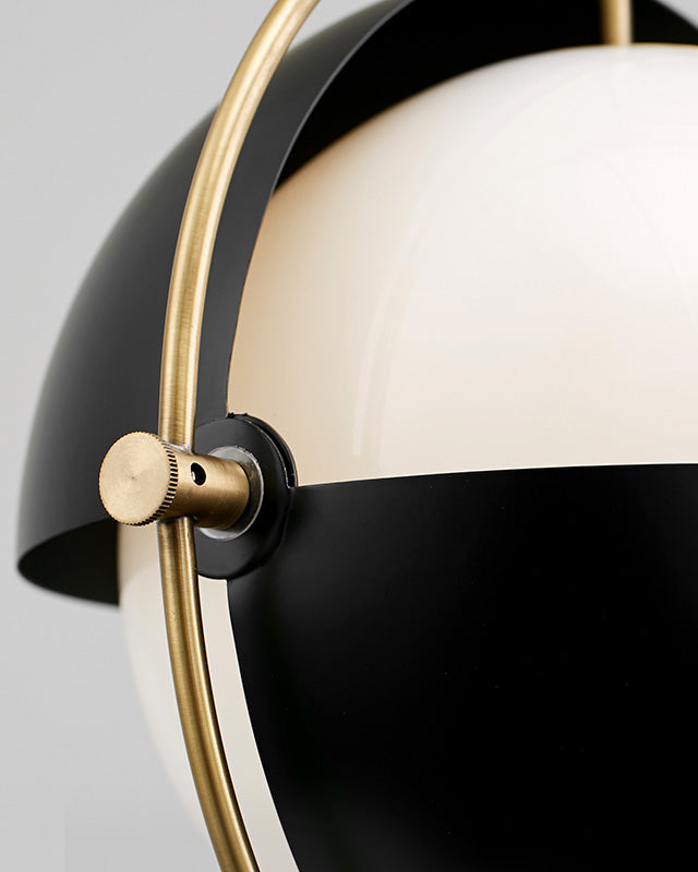 Adjustable Glass Globe Elegance Pendant Light