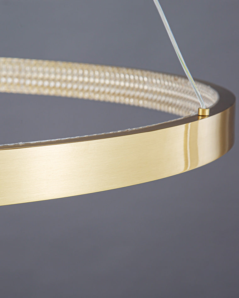 Orion Circular Brass Chandelier