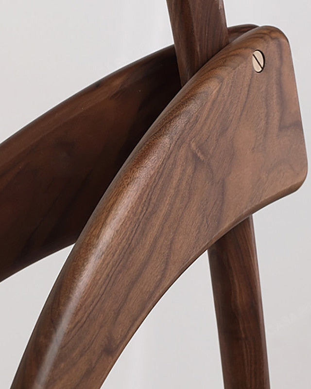 Wooden Tripod Floor Lamp with Saucer Shade