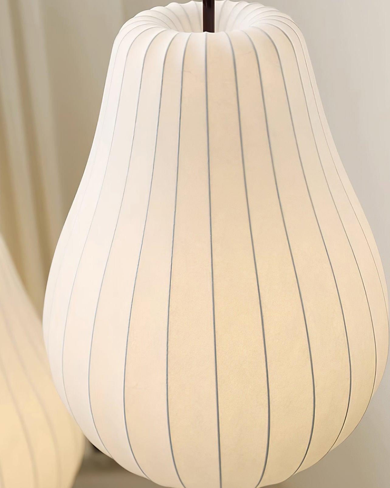 Lampadaire Lanterne Poire en Soie