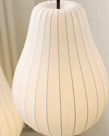 Silk Pear Lantern Floor Lamp