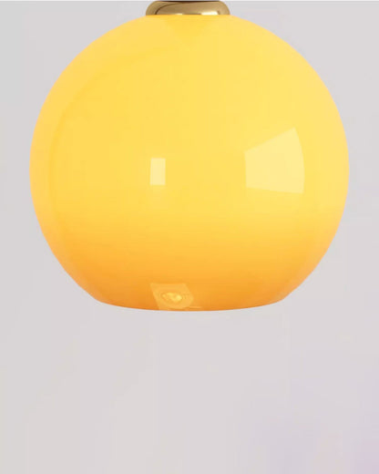 Hanging Floor Lamp with Integrated Table