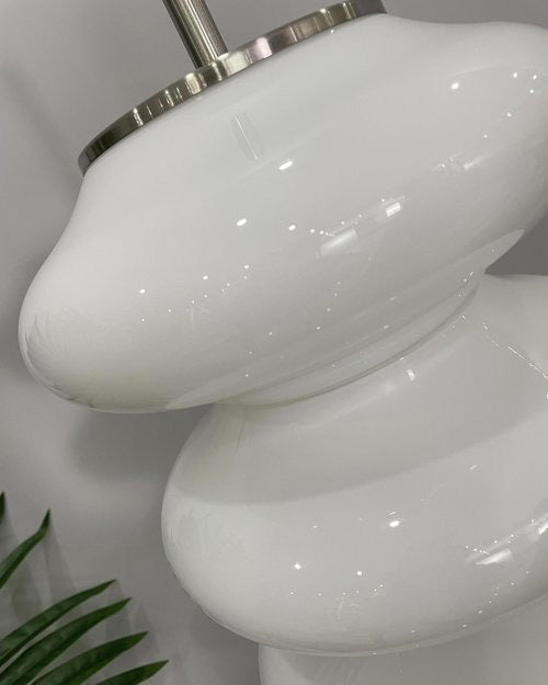 Glass Ball Column Floor Lamp